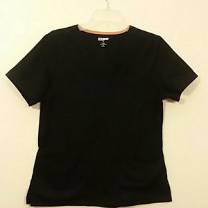 Black Scrubstar scrub top sz Small